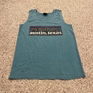 Comfort Colors Austin Texas Tank Top S Casual Beach Summer Cotton Unisex